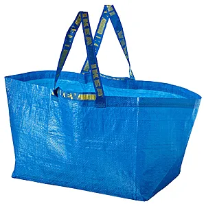 FRAKTA Large Shopping Bag - 19 Gallon Blue