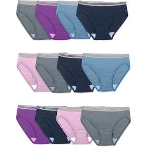 12-Pk Eversoft Cotton Bikini Underwear