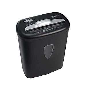 8-Sheet Capacity Cross-Cut Paper & Credit Card Shredder