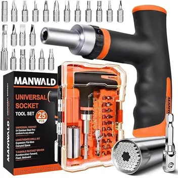 T-Handle Ratcheting Screwdriver Set (25-Piece)