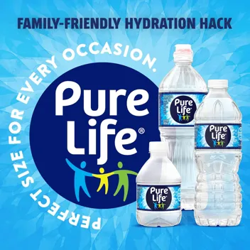 Pure 101.4oz Purified Water Bottle