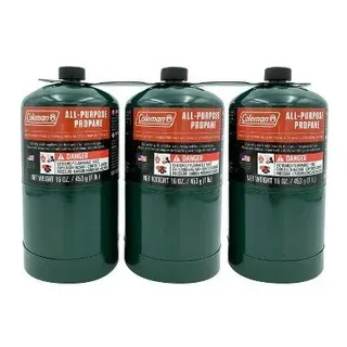 16 oz. All-Purpose Propane Camping Gas Cylinders with Target Circle