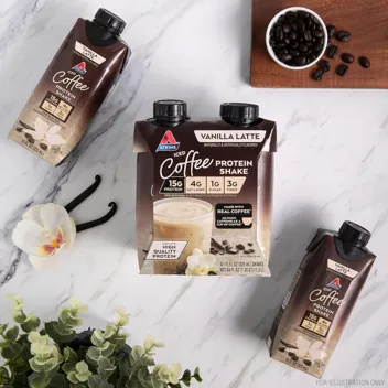 11oz Iced Coffee Vanilla Latte Protein Shake (12-Count)