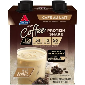 11oz Iced Coffee Vanilla Latte Protein Shake (12-Count)