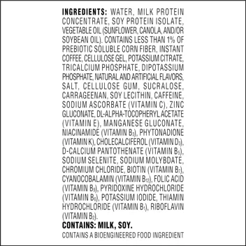 11oz Iced Coffee Vanilla Latte Protein Shake (12-Count)