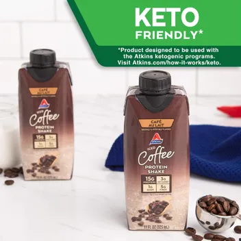 11oz Iced Coffee Vanilla Latte Protein Shake (12-Count)