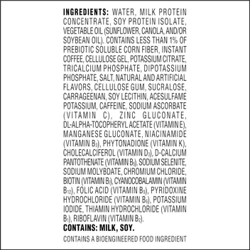 11oz Iced Coffee Vanilla Latte Protein Shake (12-Count)