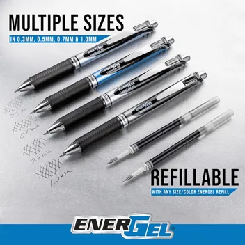 EnerGel RTX Retractable Liquid Gel Pens