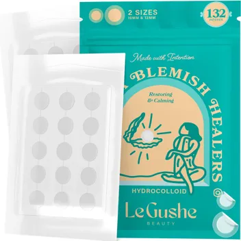 132-count LE GUSHE Hydrocolloid Pimple Patches