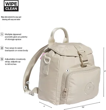 Originals Micro 3.0 Mini Backpack, Wonder Beige/Lucid Pink