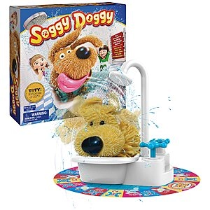 Soggy Doggy Showering & Shaking Wet Dog Board Game