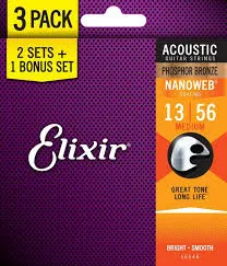 Light Nanoweb Phosphor Bronze Acoustic Guitar Strings