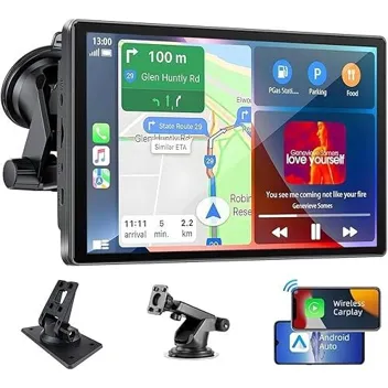 Crropda 7" Touchscreen Apple CarPlay & Android Auto Portable Car Stereo