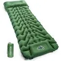 Fritton 76.7"x26" Inflatable Sleeping Pad with Built-in Foot Pump