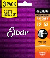 Light Nanoweb Phosphor Bronze Acoustic Guitar Strings