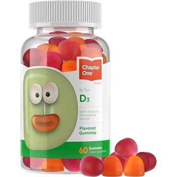 Zahler Chapter One Vitamin D 3 1000 IU Gummies (60-Gummies)