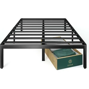 Van 16" Metal Platform Bed Frame (Full Size)