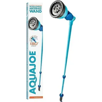 Aqua Joe Telescoping 10-Pattern Metal Watering Wand