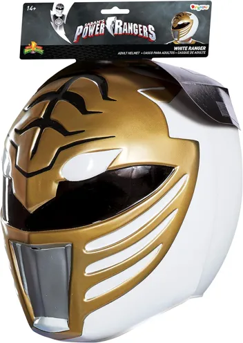 Disguise Men's White Ranger Adult Helmet