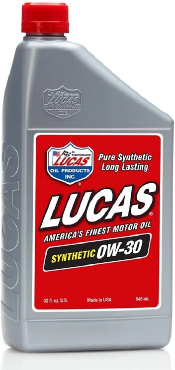 Lucas Oil 10179 Synthetic High Performance 0W-30 Motor Oil - 1 Quart Bottle Amazon