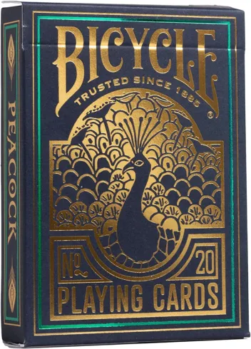 Bicycle Peacock Playing Cards - Purple