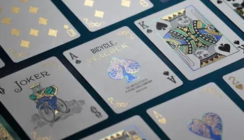 Bicycle Peacock Playing Cards - Purple