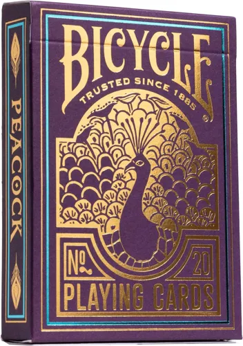 Bicycle Peacock Playing Cards - Purple