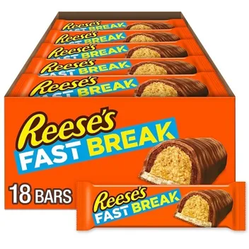 Fast Break 1.8oz Peanut Butter Nougat Candy Bars