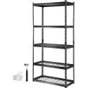 36"x16"x72" 5-Tier Adjustable Metal Shelving Unit