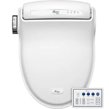 BB1000 Warm Water Air Dryer Electric Bidet Toilet Seat (Round) with Wireless Remote