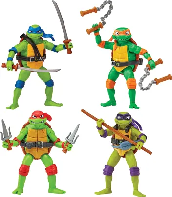 Teenage Mutant Ninja Turtles: Mutant Mayhem 4.25" Michelangelo Figure