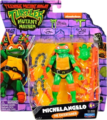 Teenage Mutant Ninja Turtles: Mutant Mayhem 4.25" Michelangelo Figure