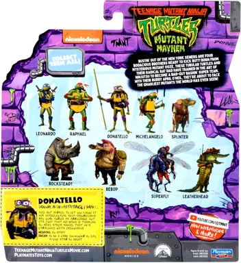 Teenage Mutant Ninja Turtles: Mutant Mayhem 4.25" Michelangelo Figure