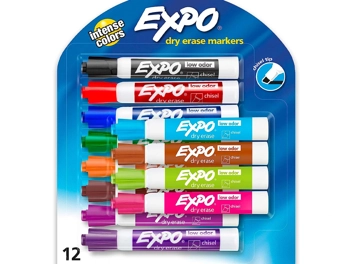 EXPO Dry Erase Markers 12-Pack