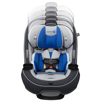 Safety 1st Grow and Go Comfort Cool All-in-One Convertible Car Seat (Tide Pool)