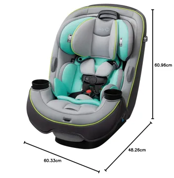 Safety 1st Grow and Go Comfort Cool All-in-One Convertible Car Seat (Tide Pool)