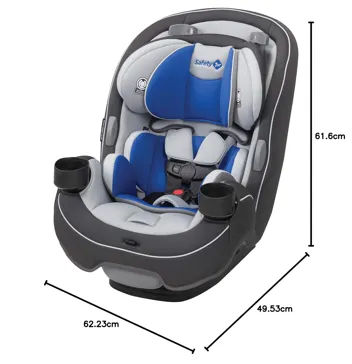 Safety 1st Grow and Go Comfort Cool All-in-One Convertible Car Seat (Tide Pool)