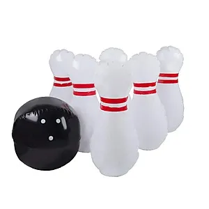 Hey! Play! Kid's Giant Inflatable Bowling Set