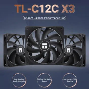 3x Thermalright TL-C12C-S 120mm PWM ARGB