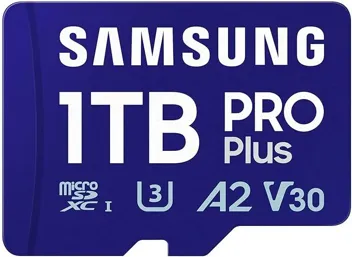 Pro Plus 1TB microSD Memory Card (Up to 180MB/s) + Adapter