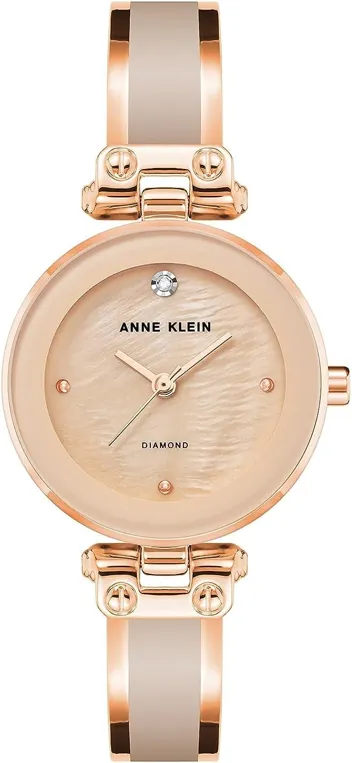 Klein Genuine Diamond Dial Bangle Watch