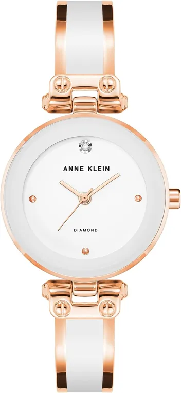 Klein Genuine Diamond Dial Bangle Watch