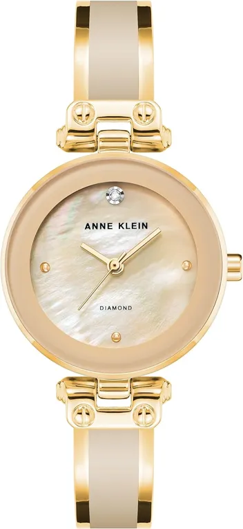 Klein Genuine Diamond Dial Bangle Watch