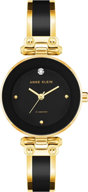 Klein Genuine Diamond Dial Bangle Watch