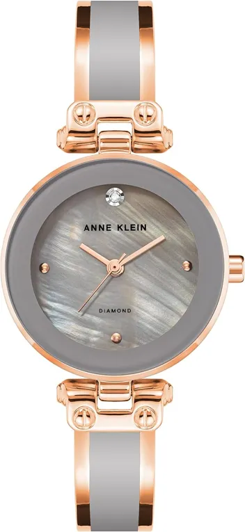 Klein Genuine Diamond Dial Bangle Watch