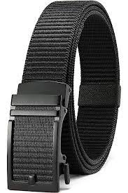 Standard Webbing Belt, (410) Midnight Navy/Khaki Base/Silver, One Size Fits Most