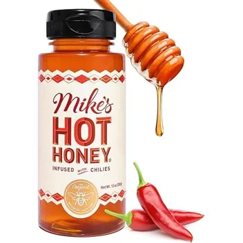 10-Oz Mike's Hot 100% Pure Honey Infused with Chili Peppers