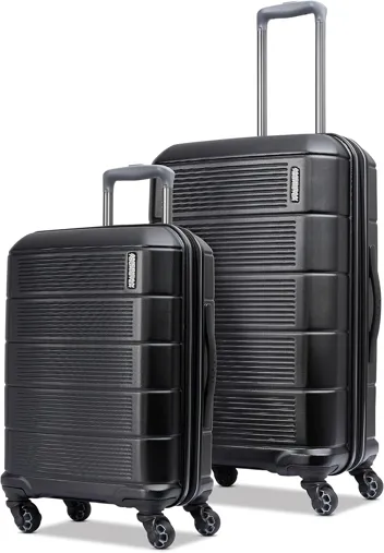 28" American Tourister Stratum 2.0 Expandable Hardside Luggage w/ Spinner Wheels (Jet Black)