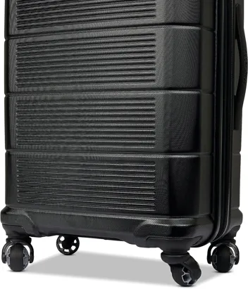 28" American Tourister Stratum 2.0 Expandable Hardside Luggage w/ Spinner Wheels (Jet Black)