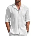 Coofandy Textured Wrinkle Free Casual Button Down Shirt